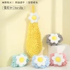 Frangipani flower hanging Chanel hand towels, Kanglewu household children's creative hand towels wholesale Specification image